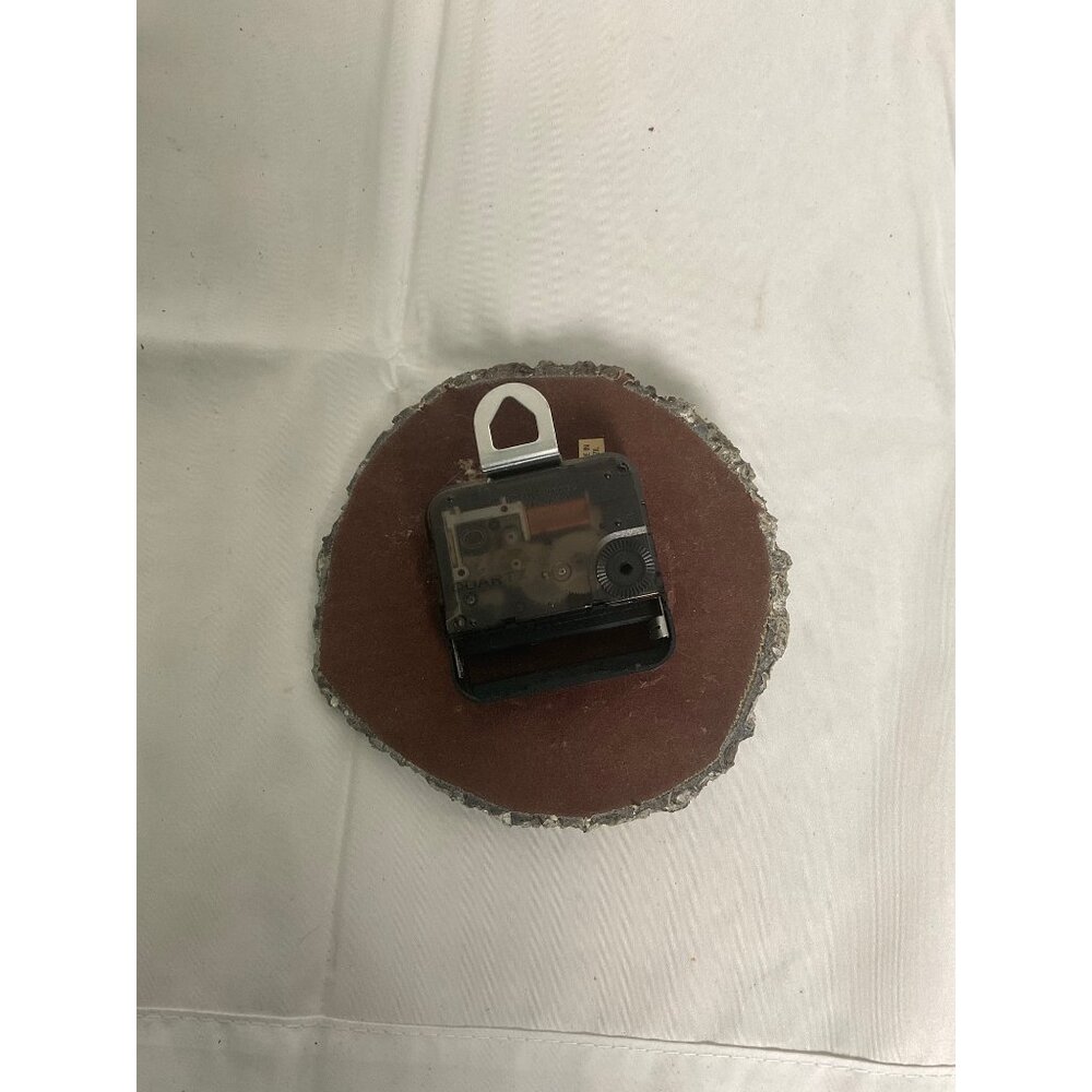 Blue/green Geode Wall Clock - Picture 3 of 3